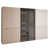 Sandy Beige/Black Glass