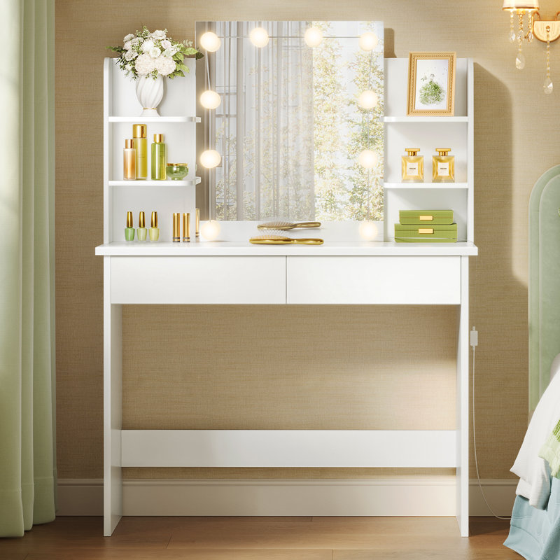 Belua Dressing Table with Mirror