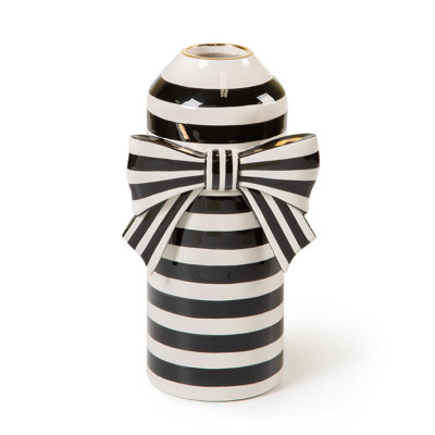 Courtly Check Bow Vase