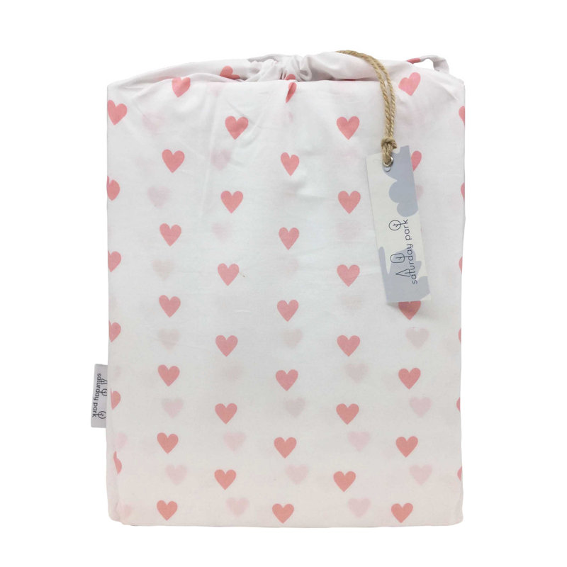 Ensemble de draps 100% coton samedi, Ensemble de draps double / double avec 2 taies d'o