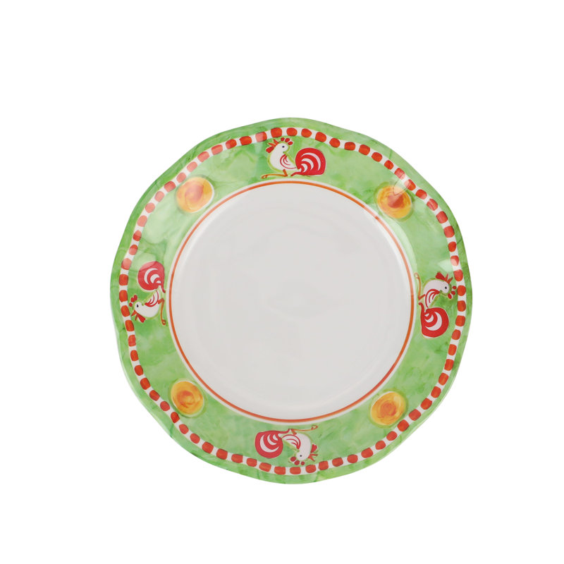 Assiette à salade en mélamine campagne gallina