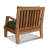 Kauffman Grande Teak Outdoor Club Chair-397877193-397877172
