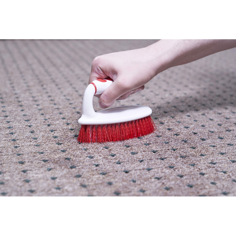 Brosse à récurer Superio avec poils rigides et poignée à prise confortable Superio, lot de 2 brosses de nettoyage robustes pour la cuisine, la salle de bain, la douche, le lavabo et la toilette