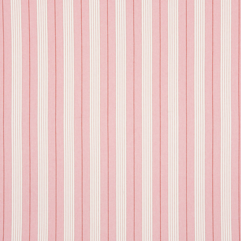 Audrey Stripe Fabric, Pink/Red