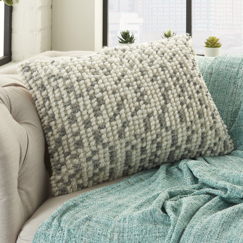 Throw Pillow, Gray