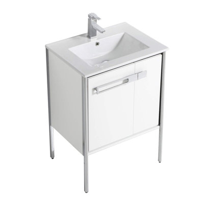 Meuble-lavabo simple 24 po