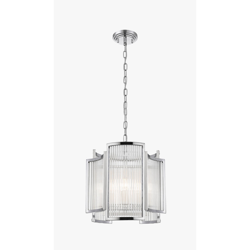Anspach 3 - Light Geometric Pendant, Chrome