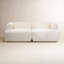 Nara 2PC Media Lounger - Crypton Nomad Snow
