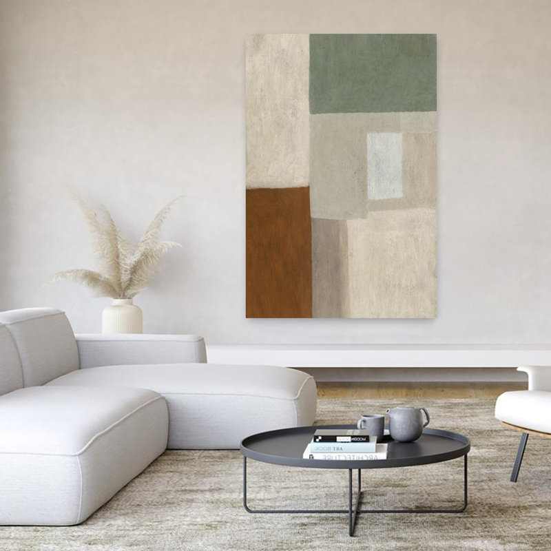 Art contemporain contemporain abstrait, H 60 po x l 40 po