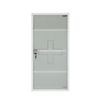 Kincheloe Surface Mirrored Medicine Cabinet and 3 Adjustable Shelves