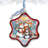 4'' Glass Hanging Figurine Ornament