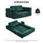 Canapé modulaire pliable Castle, canapé créatif avec siège latéral pour la chambre à coucher du salon-129472402