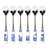 Spode Blue Italian Teaspoons 6"