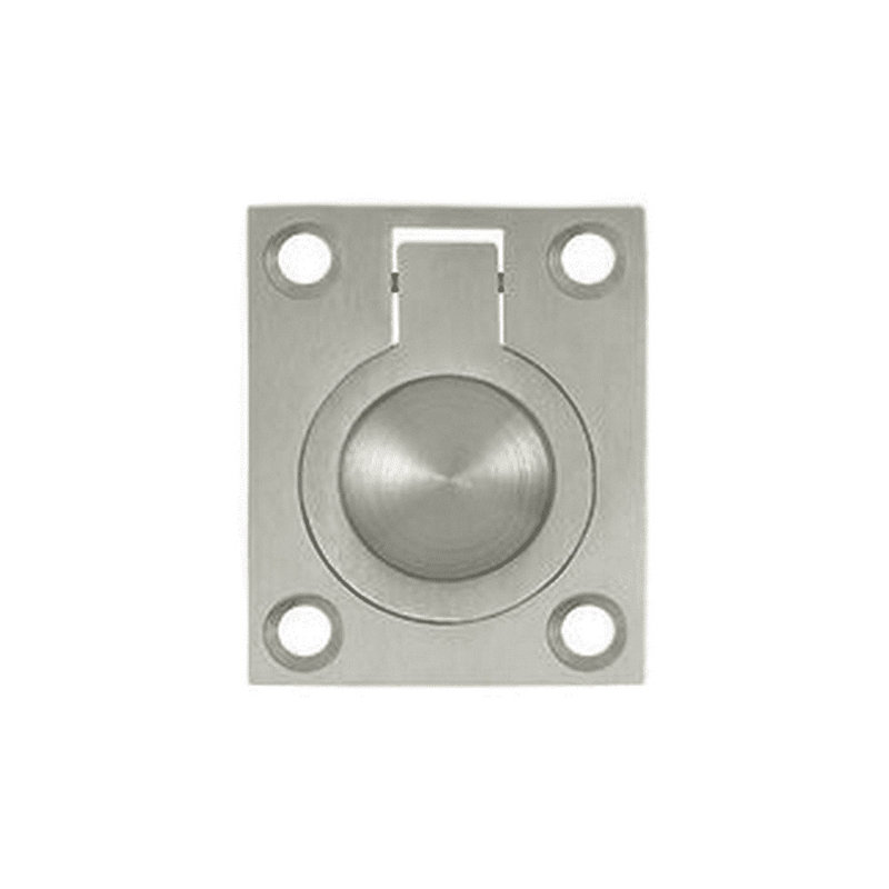 Poignée Deltana FRP175U15, nickel brossé 1-3 / 4 "x 1-3 / 8", Nickel brossé
