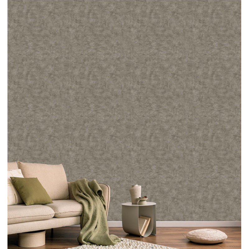 Rouleau de papier peint L 33 pi x l 21 po Mashona, Gris anthracite