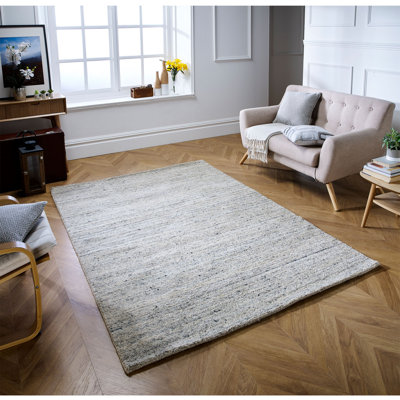 Bober Solid Colour Hand Woven Area Rug
