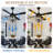 Kahliel 48" Solid Wood Farmhouse Ceiling Fan with Light and Remote, 6-speed Reversible DC Motor, Rustic Ceiling Fan Caged Fandelier for Bedrooms-275592518-275570780