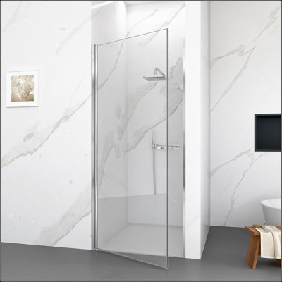 Frameless Circular Pivot Shower Door