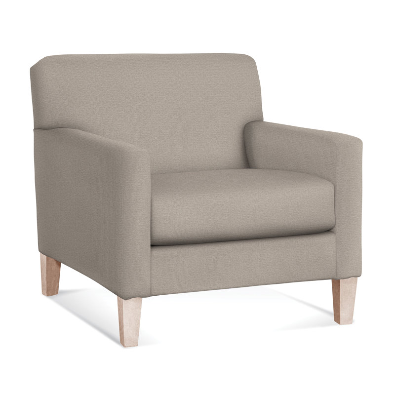 Tampa Armchair, Beige Performance Fabric; 0851-73, Havana