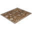 Tapis unique noué à la main brun clair de 8 pi 2 po x 9 pi 9 po Raffin