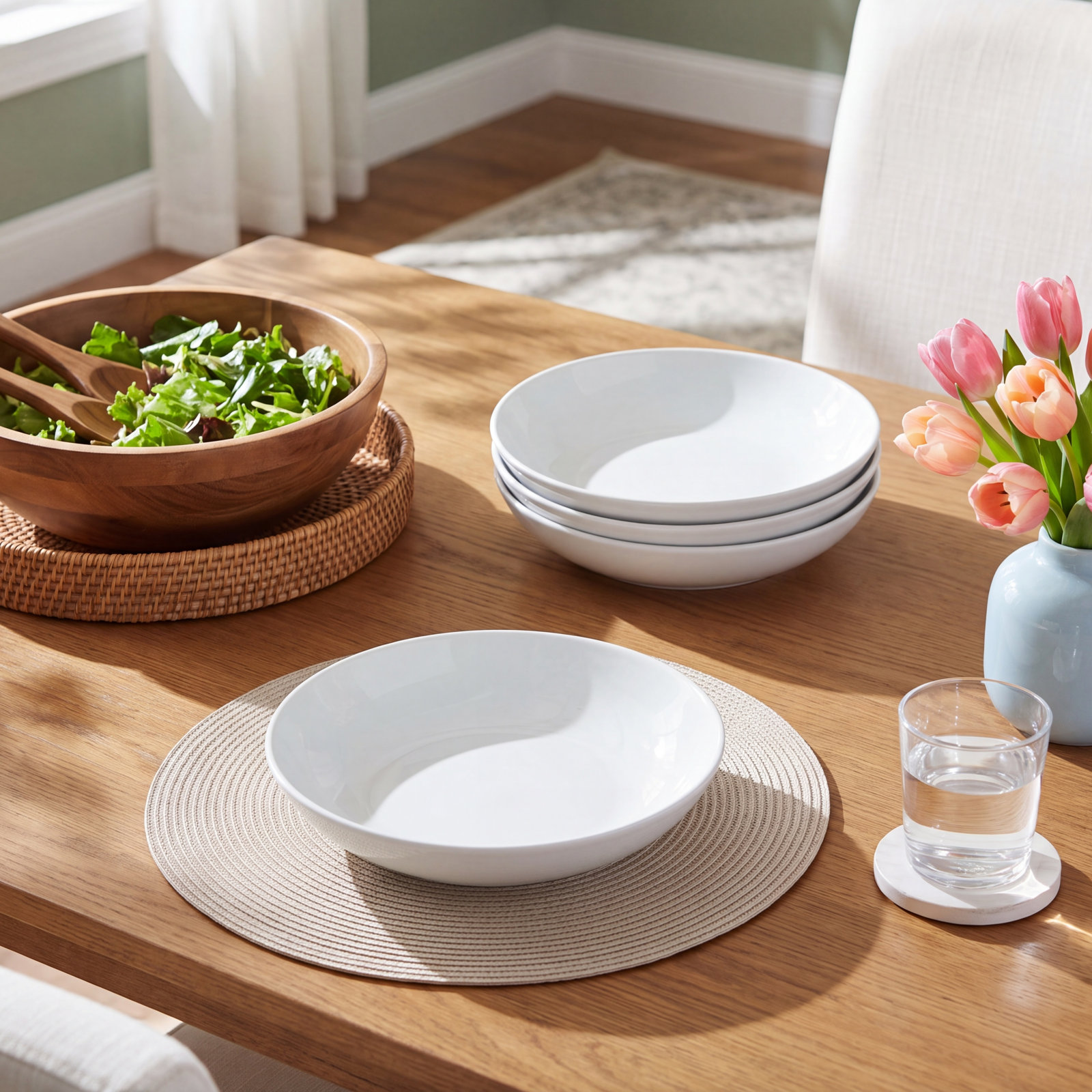 Everyday White Porcelain Cereal Bowl