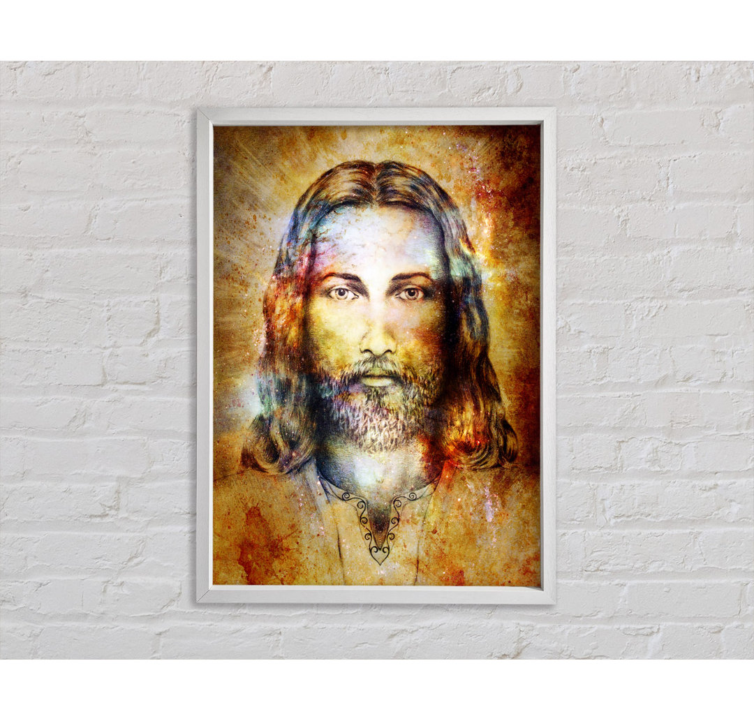 Jesus - Einzelner Bilderrahmen Kunstdrucke auf Leinwand