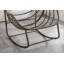 Chaise berçante d'extérieur en rotin (excluant la table)-2034955837