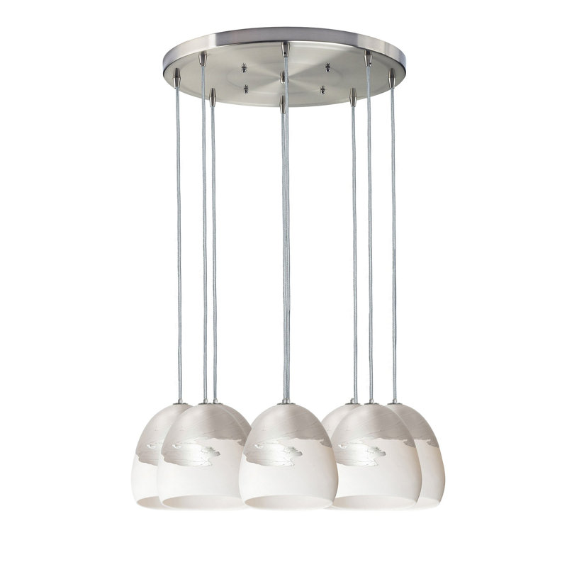 8 - Light Chandelier, 48" H x 18" W x 18" D