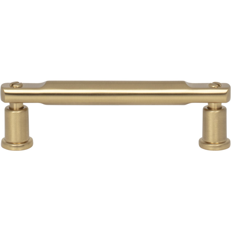 Everitt 3.75" Center to Center Bar Pull, Warm Brass, 3 3/4"