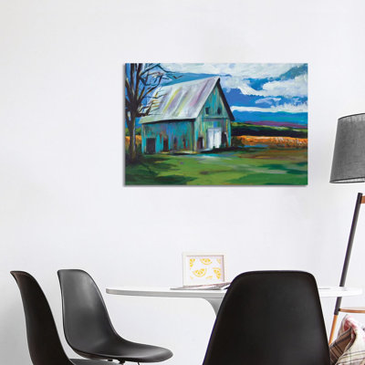 Old Barn by Andy Beauchamp - Wrapped Canvas Painting