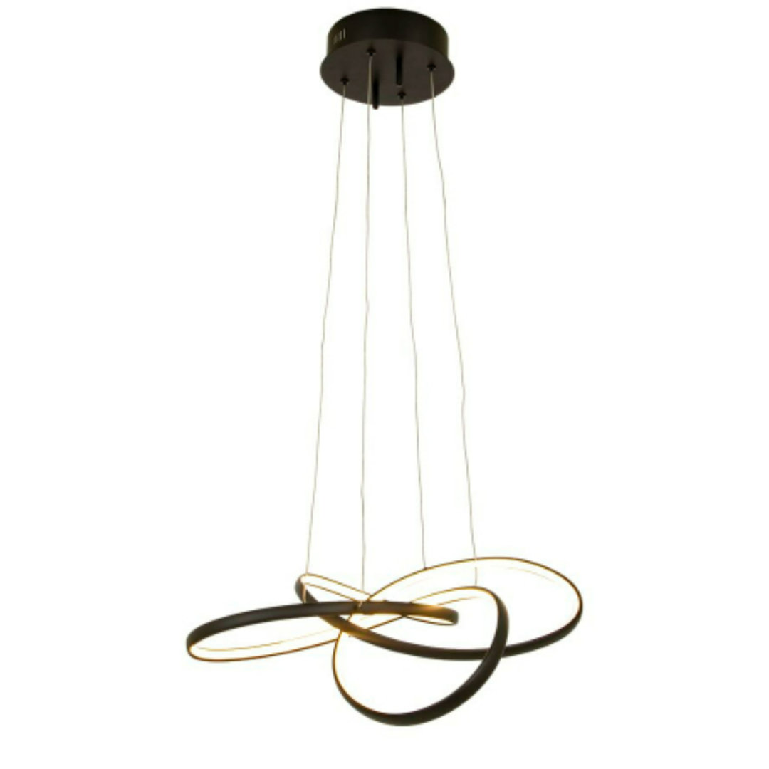 Virgouda 4-Light Cluster Geometric LED Pendant