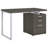 Weathered Grey 3-drawer Reversible Office Desk-926799002
