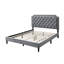 Ava Clipped Edge Nailhead Platform Bed-qn-charcoal Velvet-1131993827