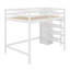Lit mezzanine double, lit mezzanine double avec escalier de rangement et garde-robe pour les vêtements-1815215798