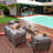Hesse 4 - Person Wicker Seating Group with Cushions