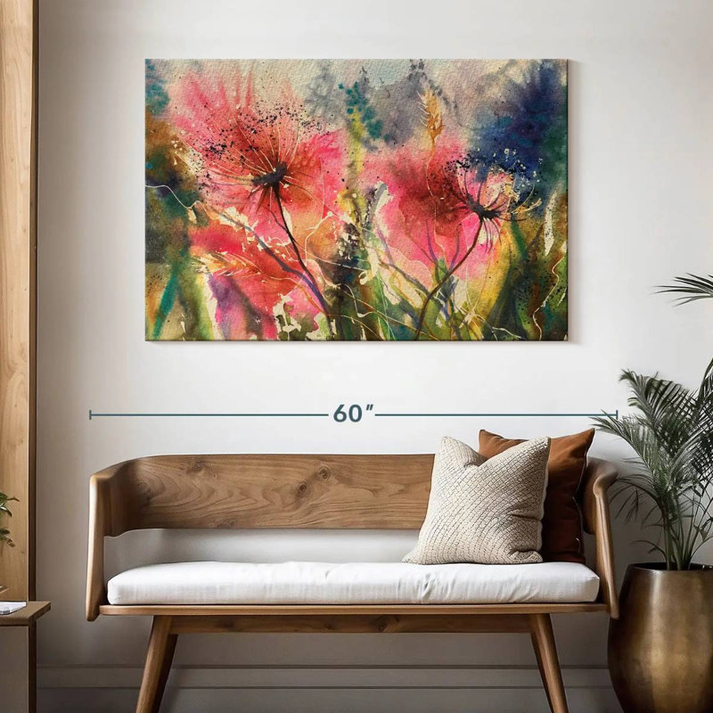 Avery Blush Forest Blooms, H 32 po x l 48 po