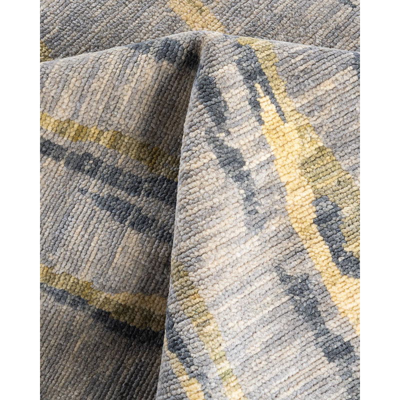 Overdyed One-of-a-Kind 8' 4" X 10' 1" Hand Knotted Area Rug