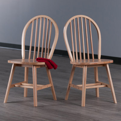 Divi 2-pc Chair Set, Natural by August Grove