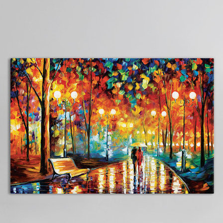 «Rain's Rustle II», reproduction d'art sur toile tendue, H 18 po x l 26 po x P 1,5 po, Toile tendue, No Frame