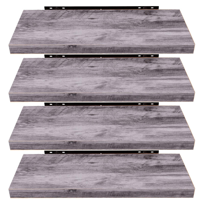 Geerts Picture Ledge Wall Shelf, 3.8cm H x 100cm W x 22.9cm D, Black