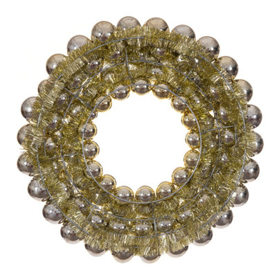  28" Champagne Ball Wreath.
