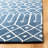 Philo Hand Tufted Wool/Viscose Geometric Rug in Navy-2066208631