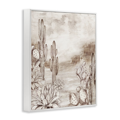 «Prickly Elegance Cacti», estampe numérique, conception de Luna Mavis