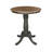 Dhar 2 - Person Solid Wood Top Pedestal Dining Set-172309216
