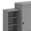 Lit escamotable peu encombrant conçu avec des tablettes de rangement intégrées et des tiroirs pratiques-130143897