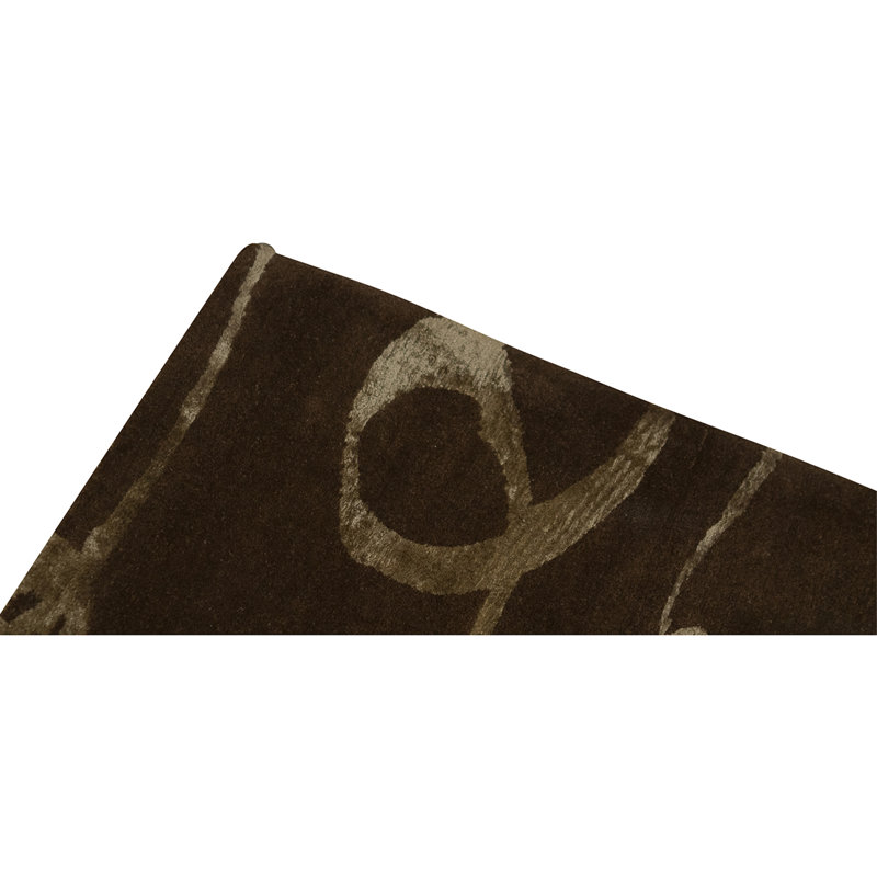 Handmade Silk and Wool Area Rug