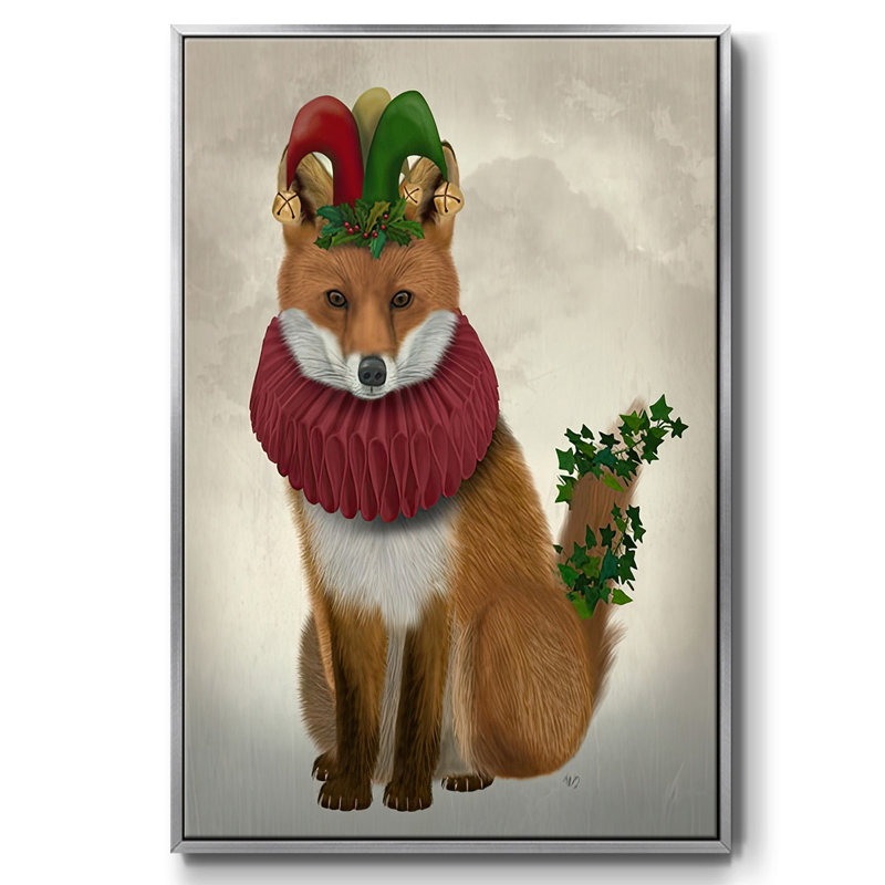 Houx de Noël et lierre, Gris, H 37 po x l 25 po x P 1,5 po