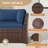 Avamay Rattan Sectional Seating Group with Cushions-1295491803-1296695086