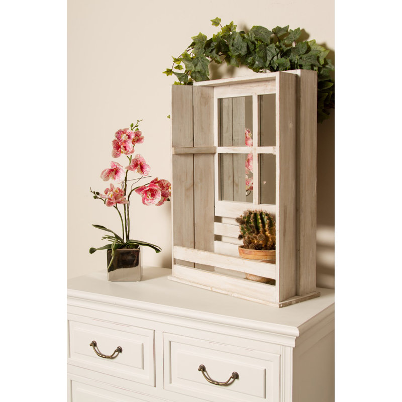 Marley Wood Flat Floor Mirror