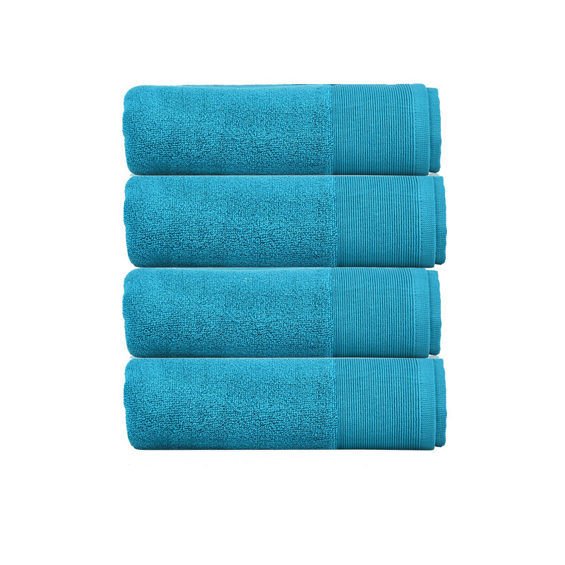 Hardeman Plush Bath Towel, Ice Blue